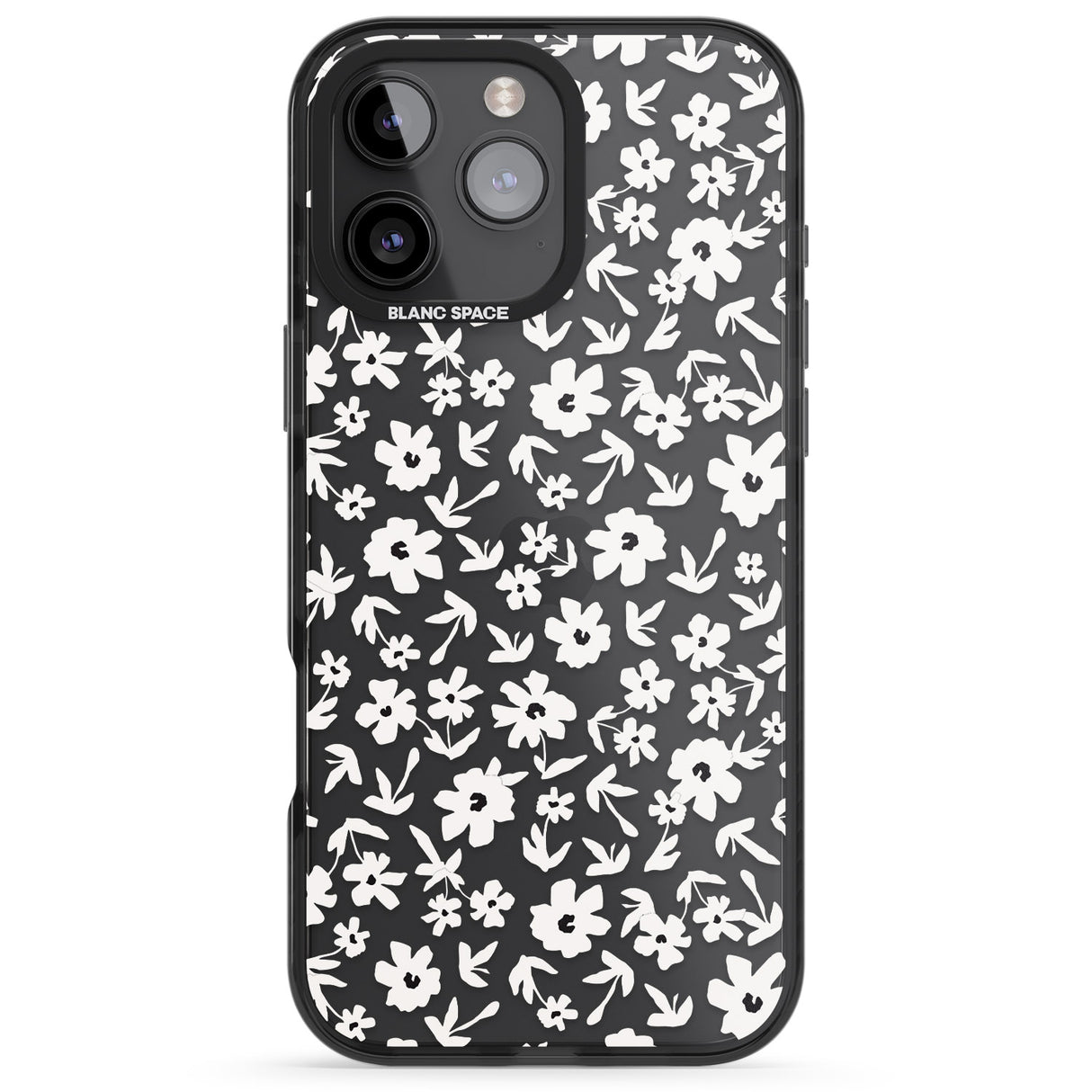 Floral Print on Transparent