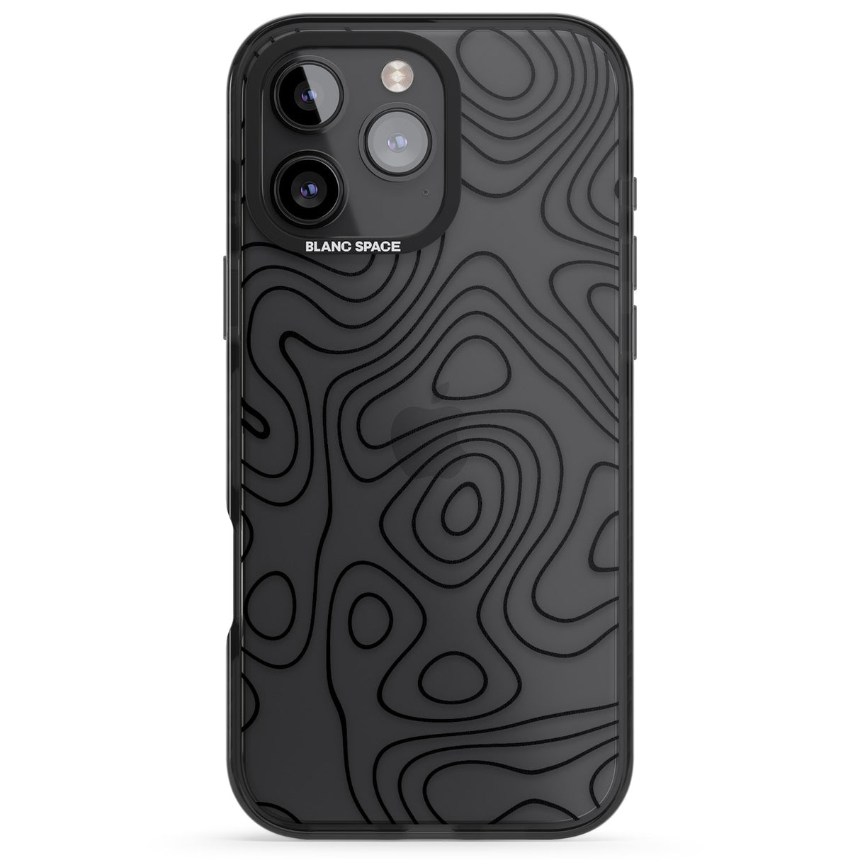 iPhone 16 Pro Max Damascus Steel Black Impact Phone Case