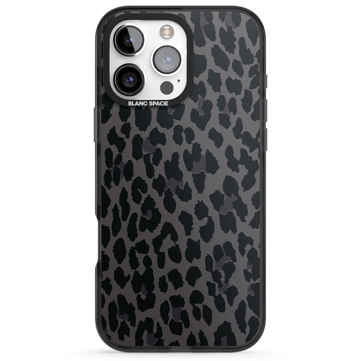 Dark Animal Print Pattern Large Leopard