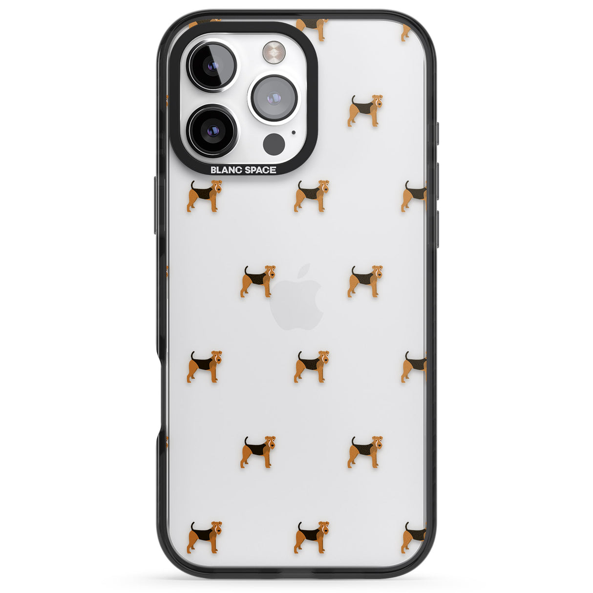 Airedale Terrier Dog Pattern Clear