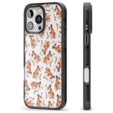 iPhone 16 Pro Max English Bulldog Watercolour Dog Pattern Black Impact Phone Case