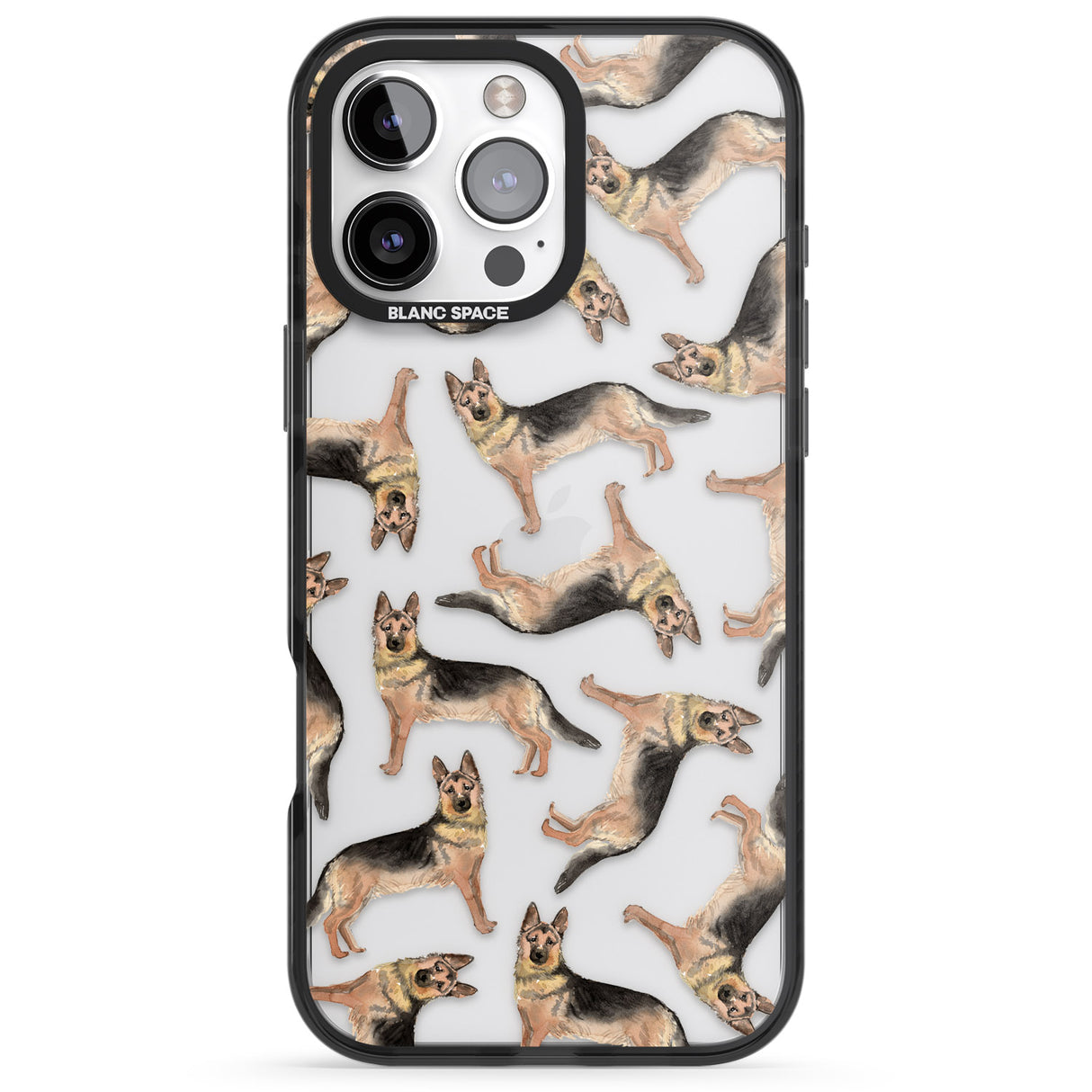 German Shepherd Watercolour Dog Pattern