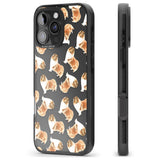 iPhone 16 Pro Max Rough Collie Watercolour Dog Pattern Black Impact Phone Case