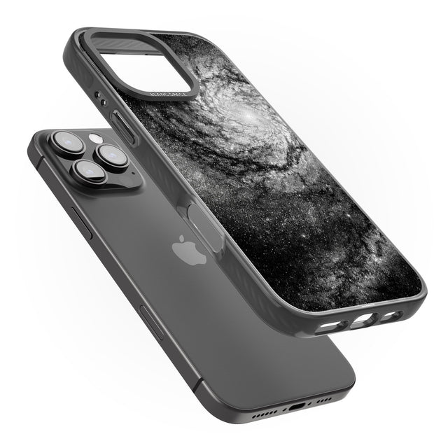 iPhone 16 Pro Max Night Sky Galaxies: Milky Way Galaxy Black Impact Phone Case