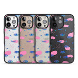 iPhone 16 Pro Max Pink Eye Blotches Black Impact Phone Case