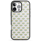 iPhone 16 Pro Max Crying Eyes (Clear) Psychedelic Eyes Pattern Black Impact Phone Case