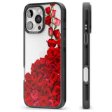 iPhone 16 Pro Max Floral Roses Black Impact Phone Case