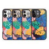 iPhone 16 Pro Max VIbrant Leaves Black Impact Phone Case