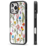 iPhone 16 Pro Max Spring Botanicals Black Impact Phone Case