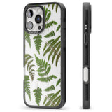 iPhone 16 Pro Max Leafy Ferns Black Impact Phone Case