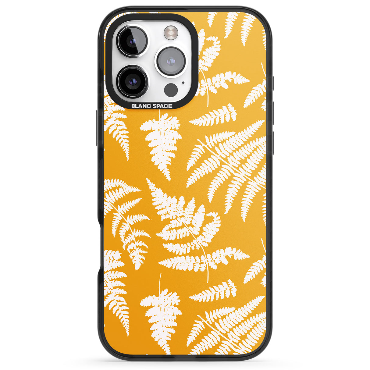 Fern Pattern on Yellow