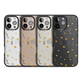 iPhone 16 Pro Max Mixed Yellow Flowers - Dried Flower-Inspired Black Impact Phone Case