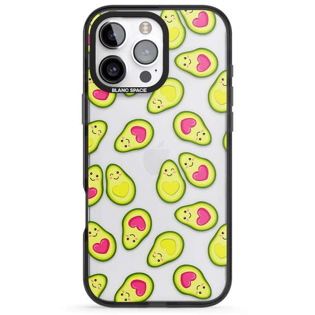 iPhone 16 Pro Max Avocado Love Black Impact Phone Case