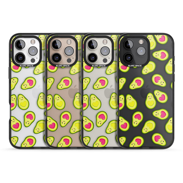 iPhone 16 Pro Max Avocado Love Black Impact Phone Case