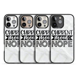 iPhone 16 Pro Max Current Mood NOPE Black Impact Phone Case