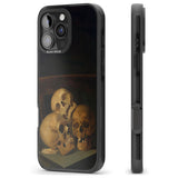 Still Life of Three Skulls Black Impact Phone Case for iPhone 16 Pro, iPhone 16 Pro Max