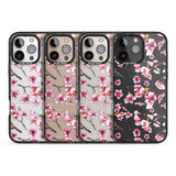 iPhone 16 Pro Max Sakura Watercolour Black Impact Phone Case