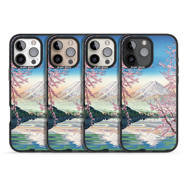 Mt. Fuji from Lake Kawaguchi Black Impact Phone Case for iPhone 16 Pro, iPhone 16 Pro Max