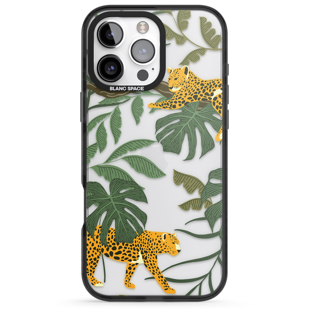 Two Jaguars & Foliage Jungle Cat Pattern