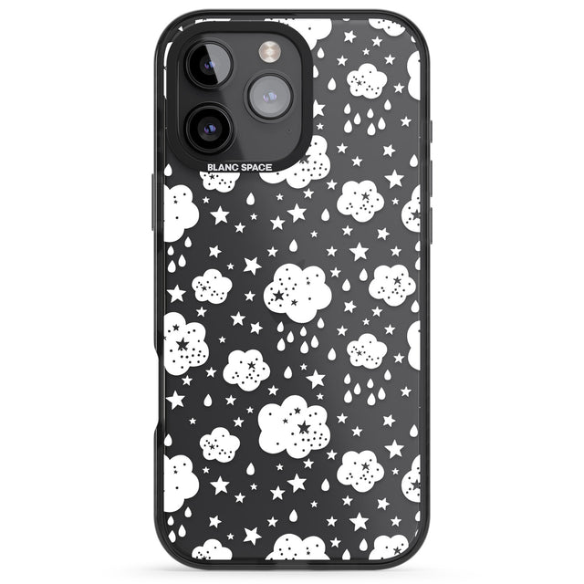 iPhone 16 Pro Max Rainy Days Black Impact Phone Case