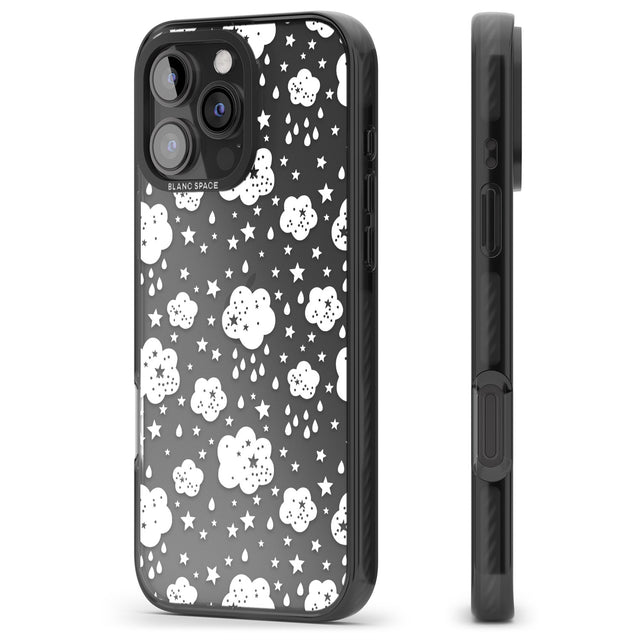 iPhone 16 Pro Max Rainy Days Black Impact Phone Case