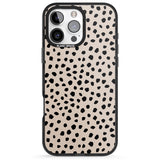 iPhone 16 Pro Max Almond Latte Black Impact Phone Case