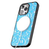 iPhone 16 Pro Max Blue Acid Faces Black Impact Phone Case