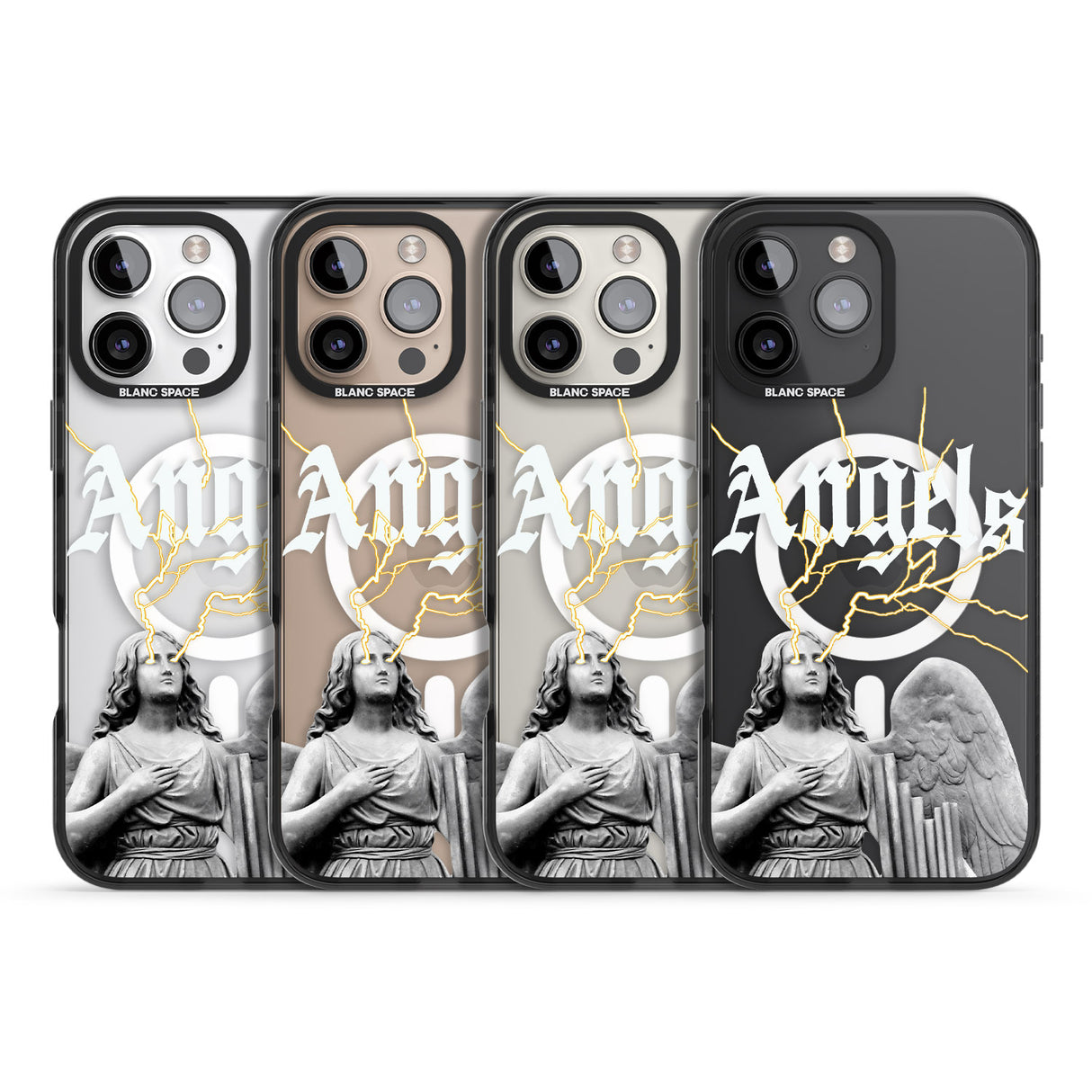 iPhone 16 Pro Max ANGELS Black Impact Phone Case