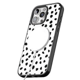 iPhone 16 Pro Max Dalmatian Print Black Impact Phone Case