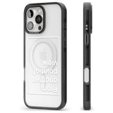 iPhone 16 Pro Max Another Point of View (White) Black Impact Phone Case