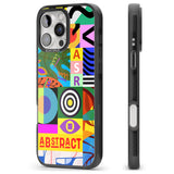 iPhone 16 Pro Max Patchwork Black Impact Phone Case