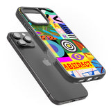 iPhone 16 Pro Max Patchwork Black Impact Phone Case