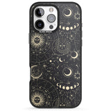 iPhone 16 Pro Max Suns, Moons & Star Signs Black Impact Phone Case