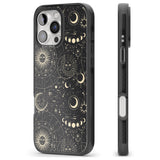 iPhone 16 Pro Max Suns, Moons & Star Signs Black Impact Phone Case