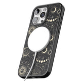 iPhone 16 Pro Max Suns, Moons & Star Signs Black Impact Phone Case