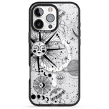 iPhone 16 Pro Max Large Sun Vintage Astrological Black Impact Phone Case