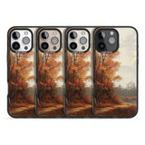 Vintage Autumn Oil Painting Black Impact Magsafe Phone Case for iPhone 16 Pro, iPhone 16 Pro Max