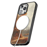 Vintage Autumn Oil Painting Black Impact Magsafe Phone Case for iPhone 16 Pro, iPhone 16 Pro Max