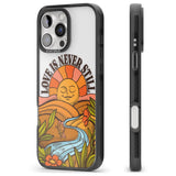 iPhone 16 Pro Max Love is Never Still Black Impact Phone Case + Magsafe