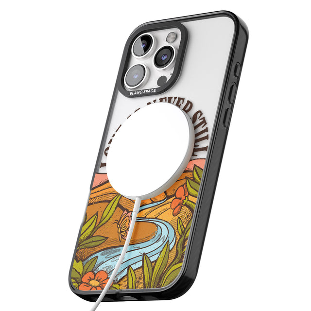 iPhone 16 Pro Max Love is Never Still Black Impact Phone Case + Magsafe