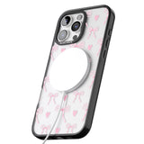 iPhone 16 Pink Bows & Hearts Clear Impact Phone Case