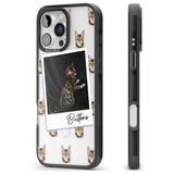 iPhone 16 Pro Max Personalised Bengal Cat Photo Black Impact Phone Case