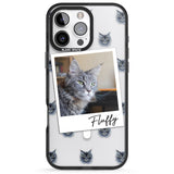 iPhone 16 Pro Max Personalised Maine Coon Photo Black Impact Phone Case