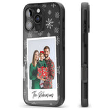 Personalised Snowflake Photo Black Impact Magsafe Phone Case for iPhone 16 Pro, iPhone 16 Pro Max