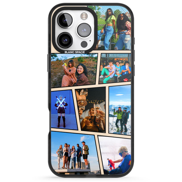 iPhone 16 Pro Max Comic Strip Photo Black Impact Phone Case