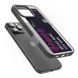 iPhone 16 Pro Max Personalised Concert Ticket Black Impact Phone Case