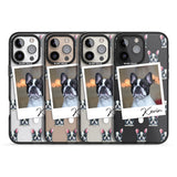 iPhone 16 Pro Max Personalised French Bulldog, Black & White - Dog Photo Black Impact Phone Case