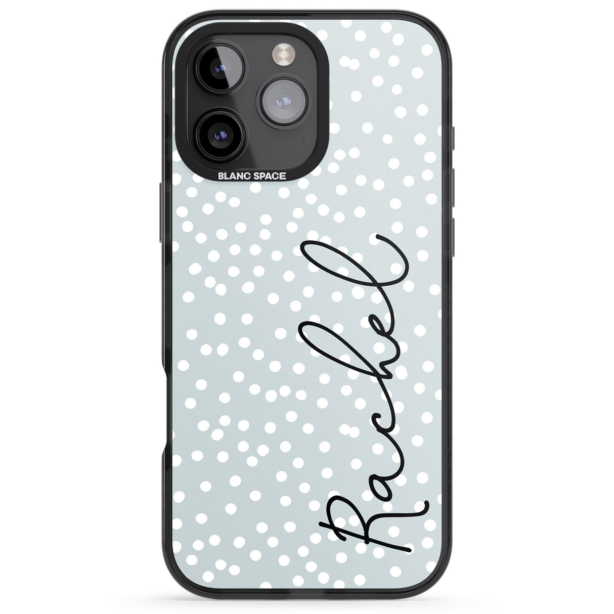 Personalised Vertical Cursive & Dots