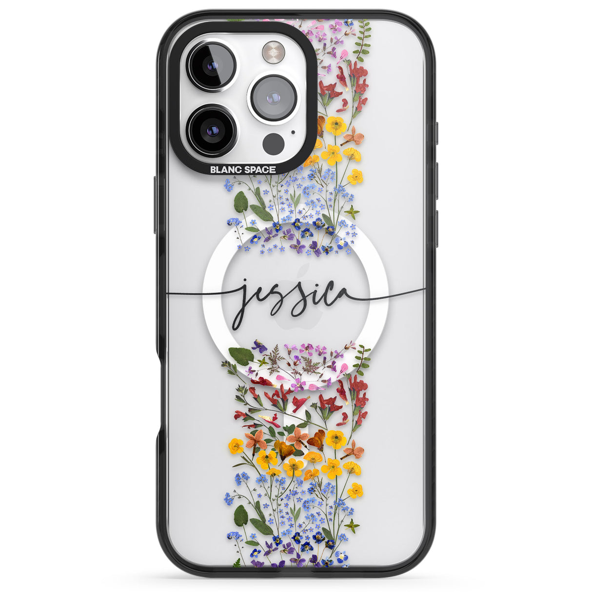 Personalised Wildflower Floral Stripe Personalised