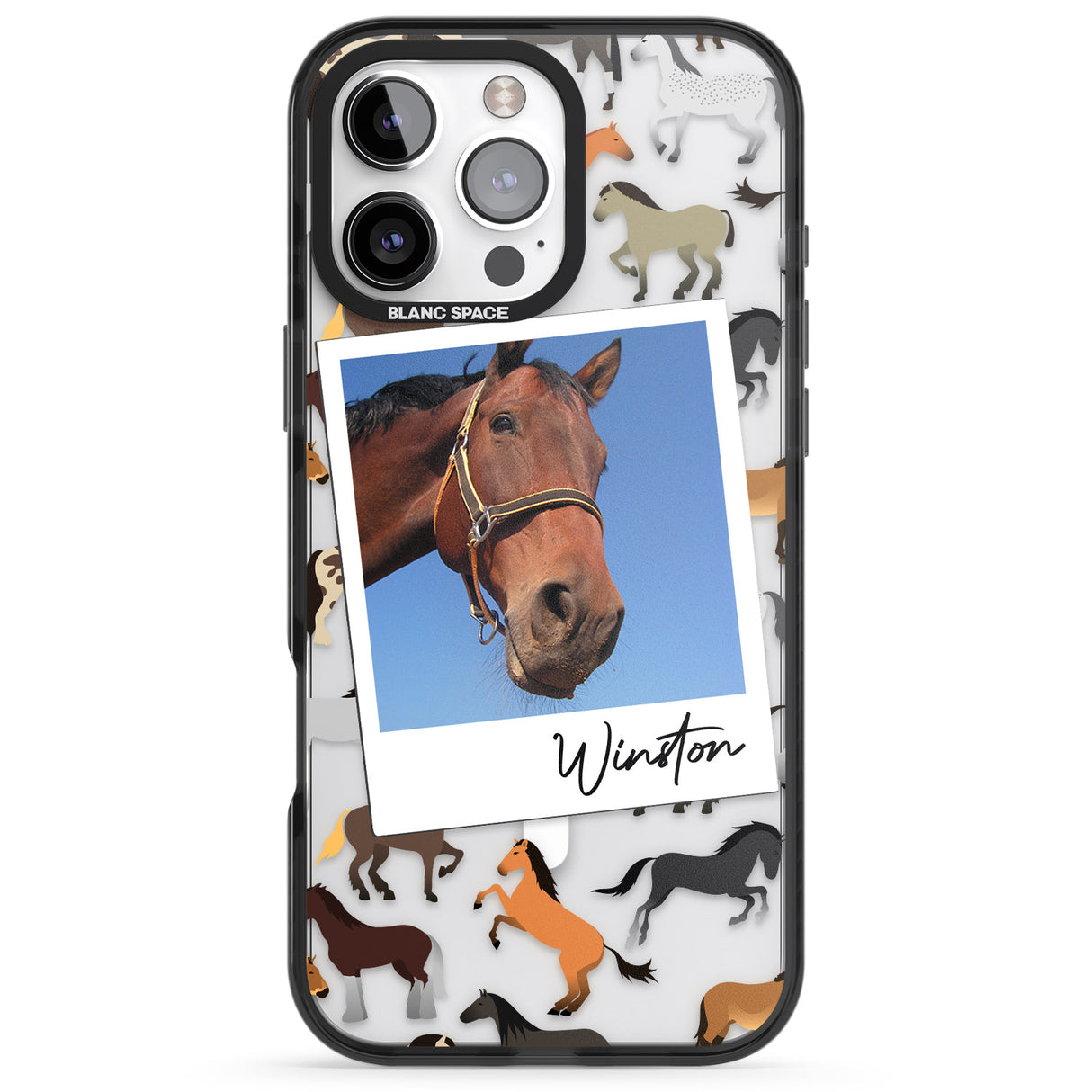 Personalised Horse Polaroid